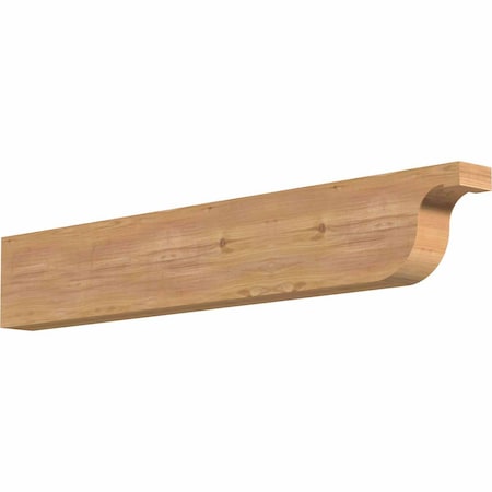 Ekena Millwork Del Monte Smooth Rafter Tail, Western Red Cedar, 3 1/2"W x 8"H x 48"L RFT04X08X48DEL00SWR